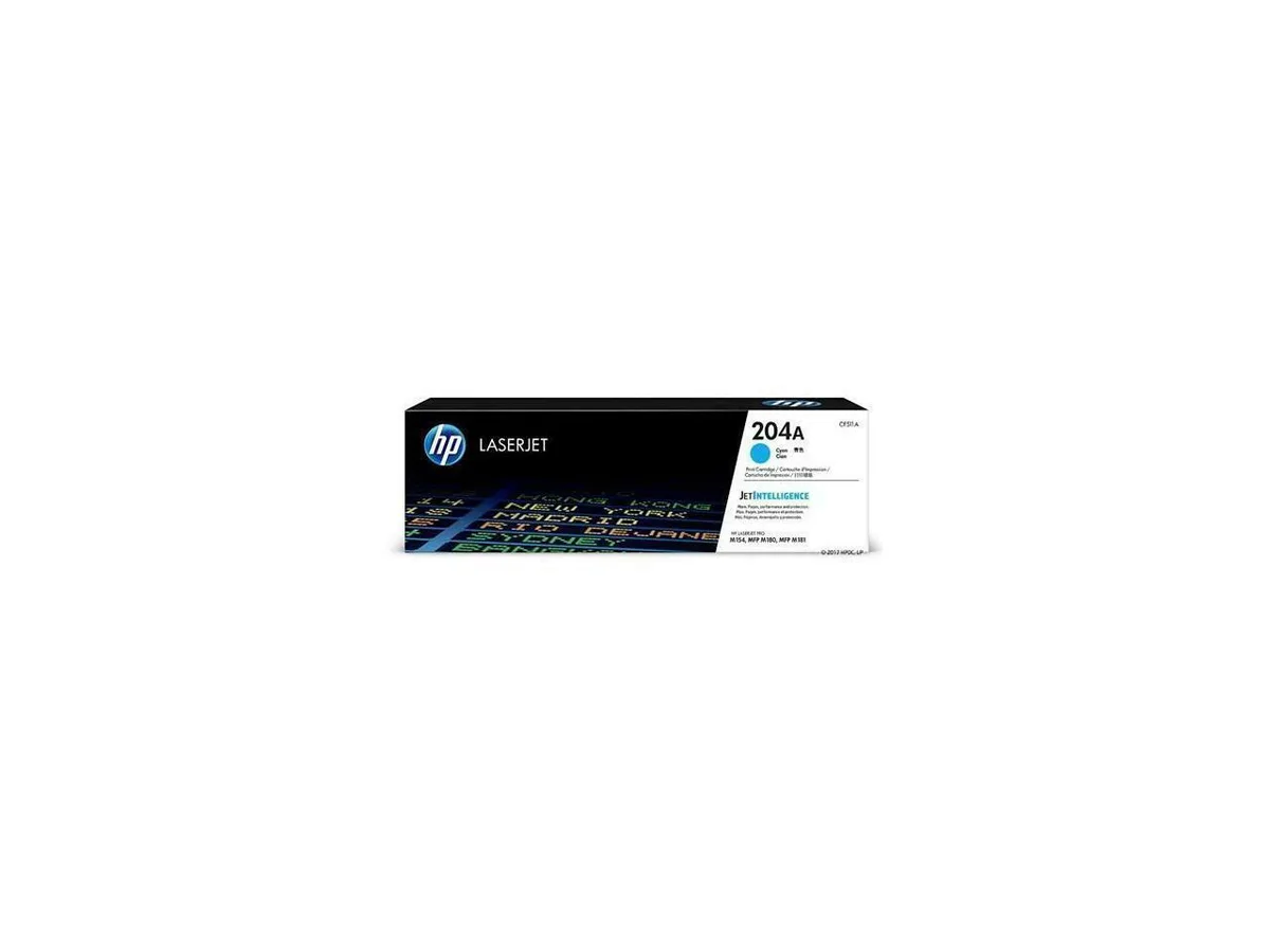 HP HP 204A CF511A Cyan Toner Cartridge 900 Pages — product photo