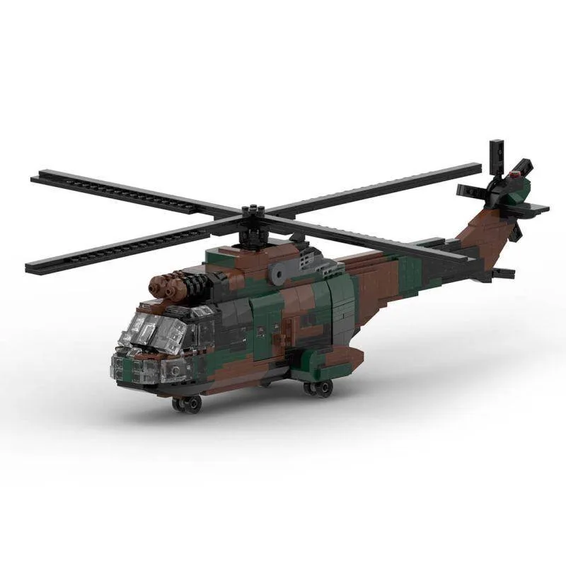 ZITIANYOUBUILD ZITIANYOUBUILD MOC-122710 SA330 Transport Helicopter 933 Parts — product photo