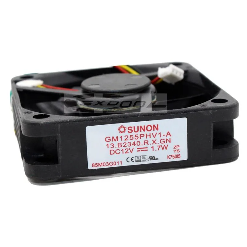 SXDOOL SXDOOL GM1255PHV1-A 12V 1.7W 55mm x 15mm 3-wire 3-pin projector accessory — product photo