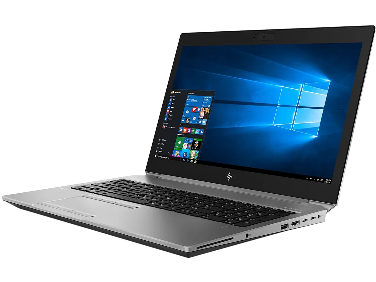 HP HP ZBook 15 G5 4RA97UT#ABA business laptop Core i5-8300H 8GB 256GB Quadro P1000 15.6 — product photo