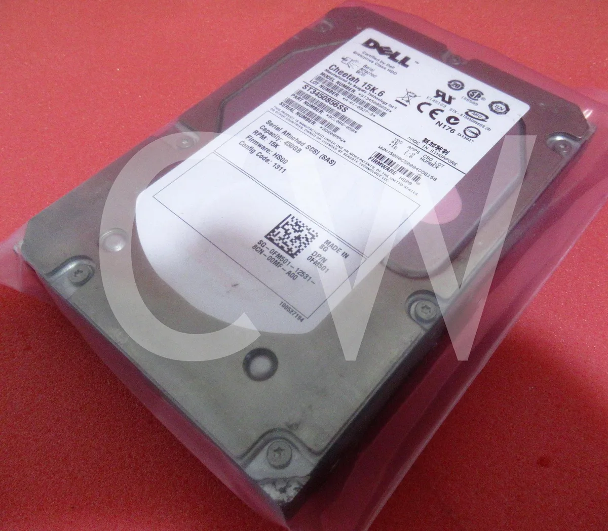 DELL DELL Cheetah 15K.6 450GB 15000RPM SAS 3.5" internal hard drive ST3450856SS — product photo