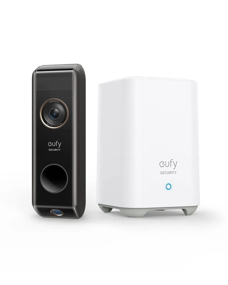 eufy eufy Security Video Doorbell Dual Camera Battery Powered with HomeBase 2K HD 16GB Local Storage — product photo