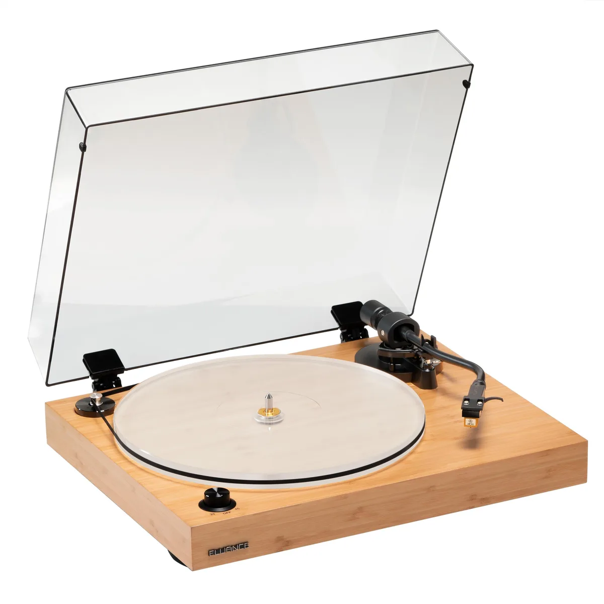 Fluance Fluance RT85NB Turntable Nagaoka MP-110 Acrylic Platter Lucky Bamboo — product photo