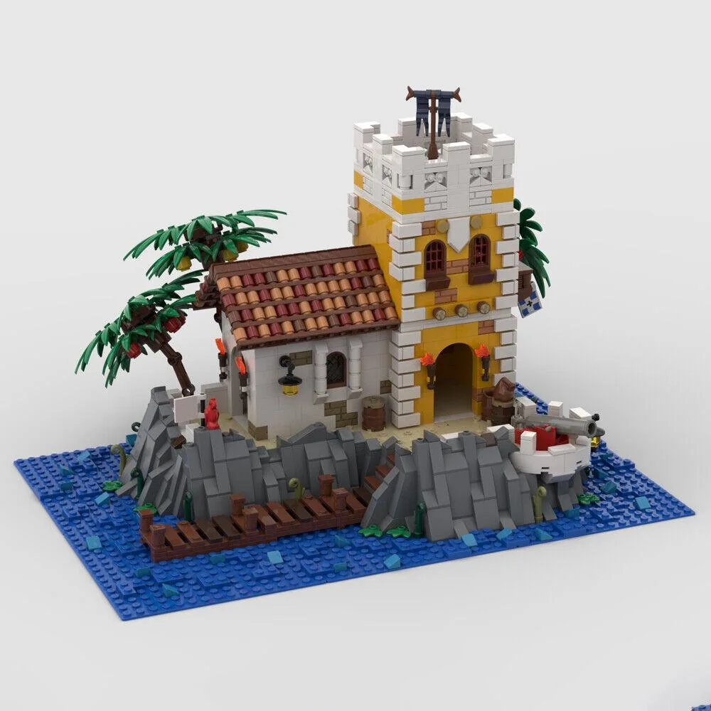 ZITIANYOUBUILD ZITIANYOUBUILD MOC-157144 Defence Island Building Set 1895 Parts — product photo