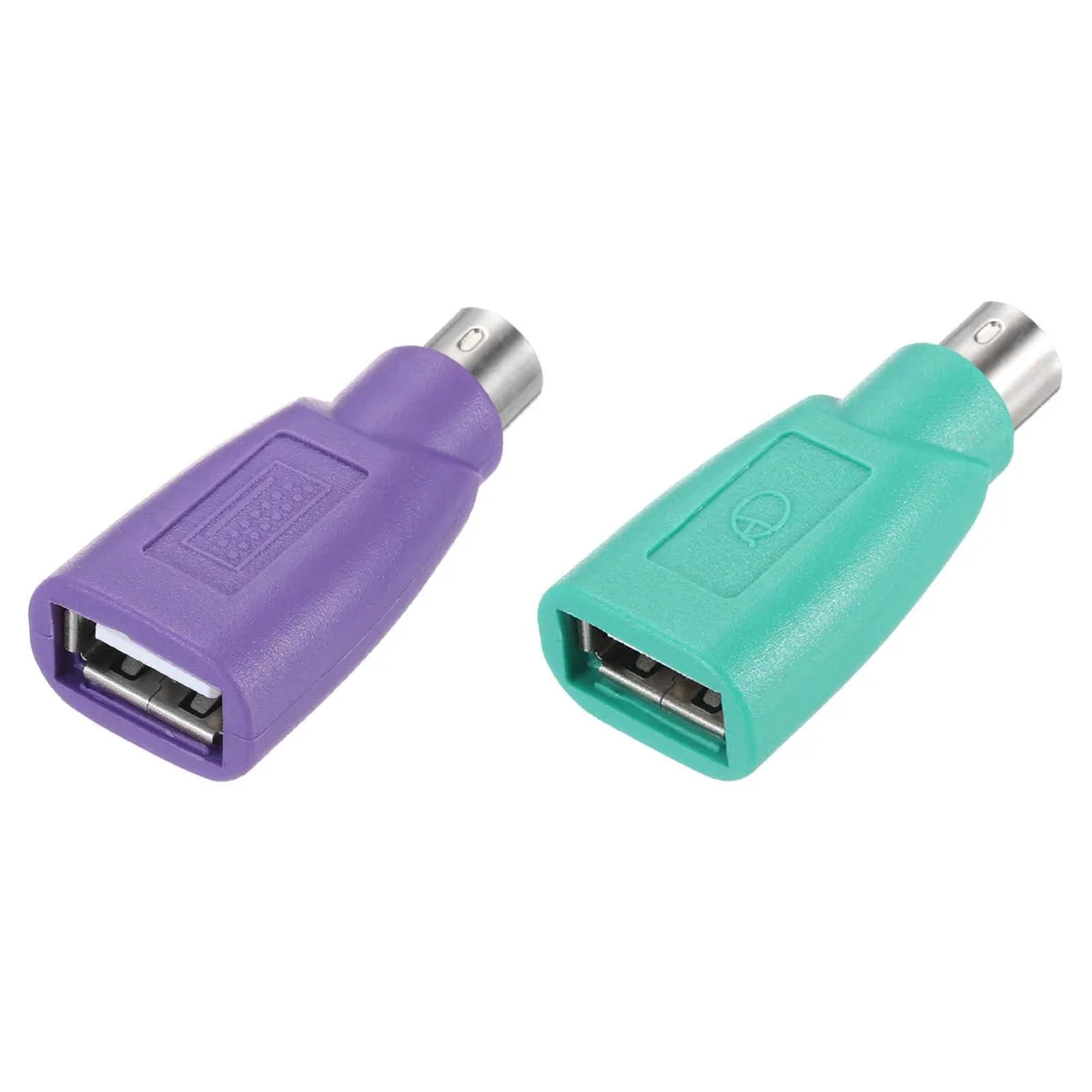 No Sew No Sew PS/2 to USB Adapter 2-Pack Green/Purple — product photo
