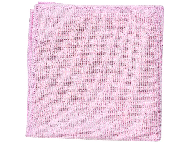 Rubbermaid Commercial Rubbermaid Commercial 1820581 16" Light Commercial Microfiber Cloths Red 288/Carton — product photo