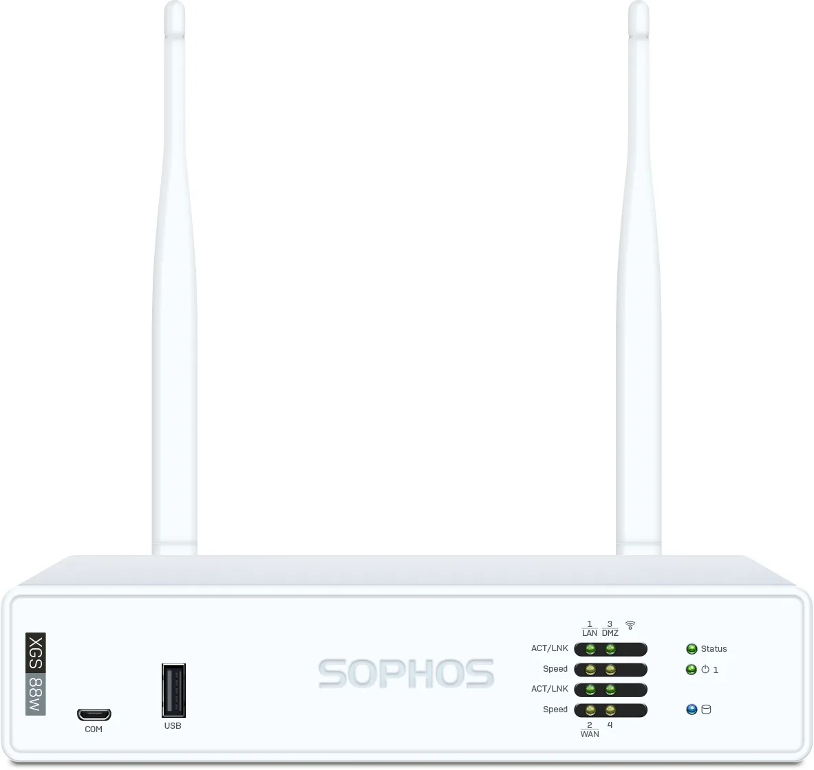 Sophos Sophos XGS 88w XW88ZZ00ZZPCUS firewall appliance 4 GB LPDDR5 16 GB eMMC Wi-Fi 6 4 x 2.5 GBase-T — product photo