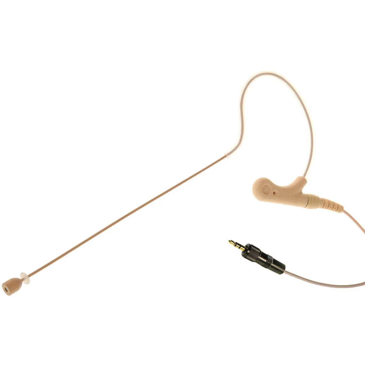 Voice Technologies Voice Technologies VT910DC Omnidirectional Condenser Earhanger Microphone 3.5mm TRS Sennheiser G4/G3 Beige — product photo