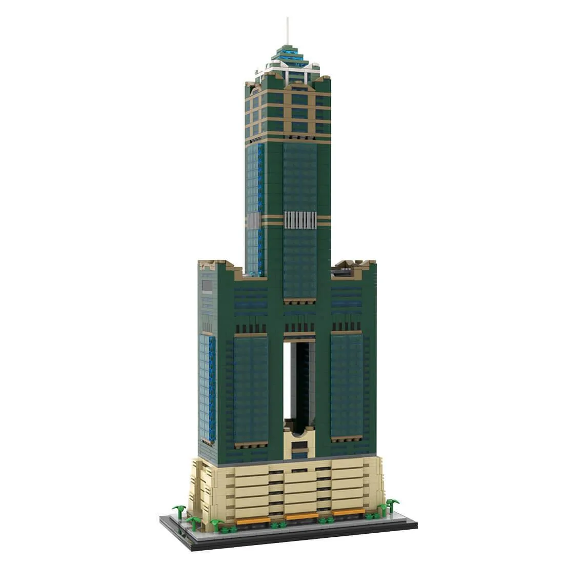 ZITIANYOUBUILD ZITIANYOUBUILD 1/800 Scale Sky Tower Architecture Blocks 2752PCS — product photo