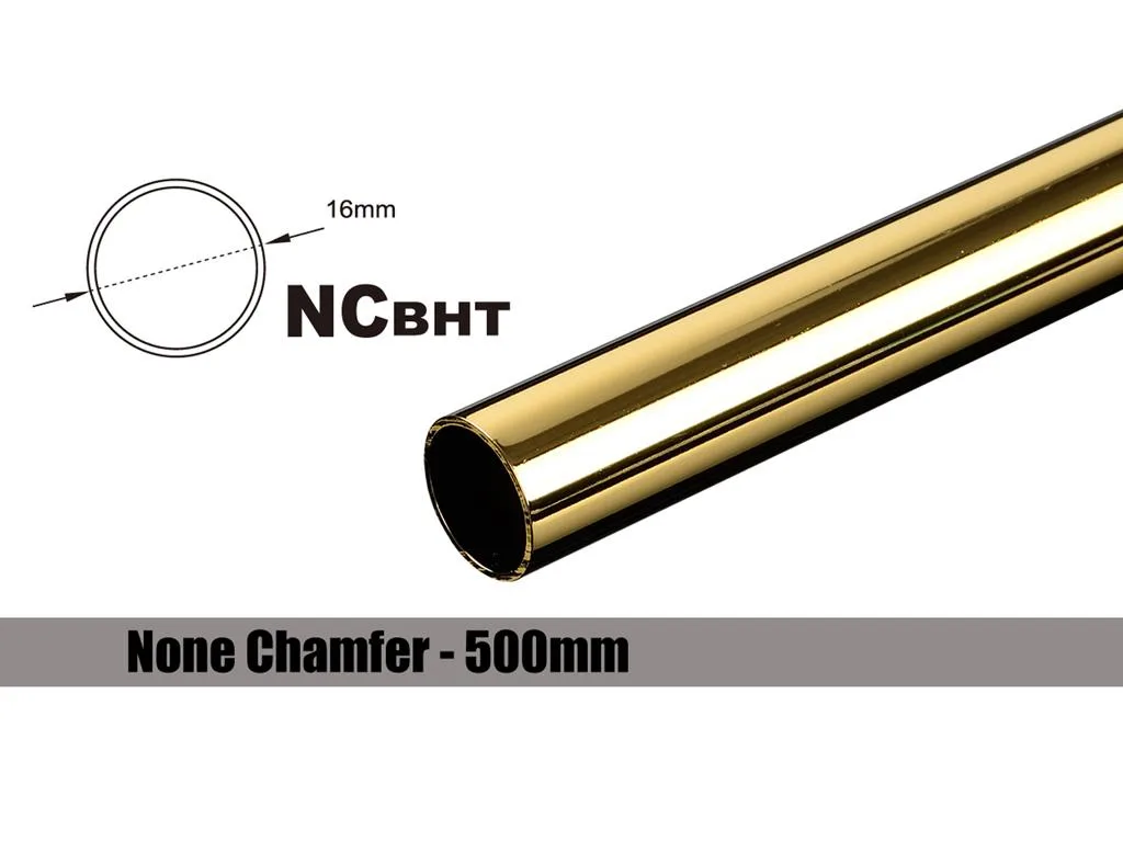 Bitspower Bitspower Chamfer Brass Hard Tubing OD16mm Golden 500mm — product photo
