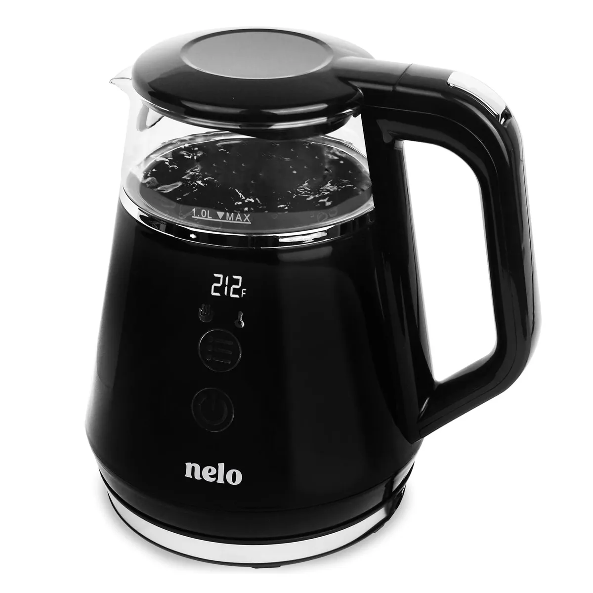  NELO NKDK-003-BLK Digital Electric Kettle 1L Black — product photo