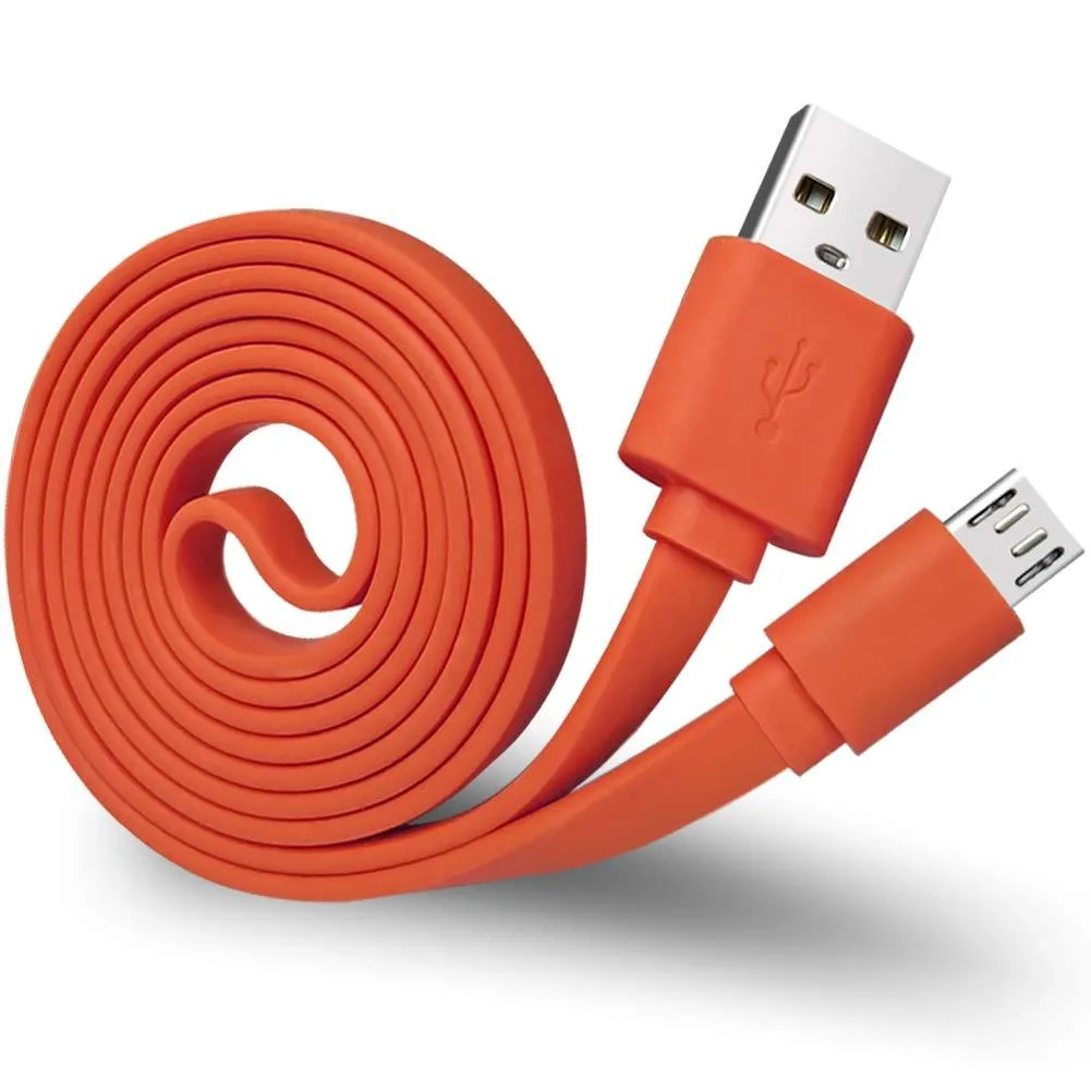  SCOVEE Flat Micro USB Cable 3.3 ft Red 480 Mbps 2.4A — product photo