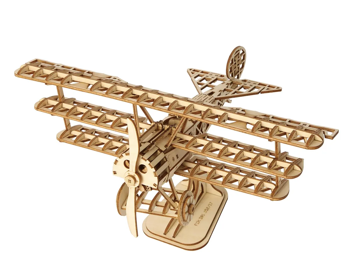 Hands Craft Hands Craft DIY 3D Puzzle Airplane 145pcs stem toy — product photo