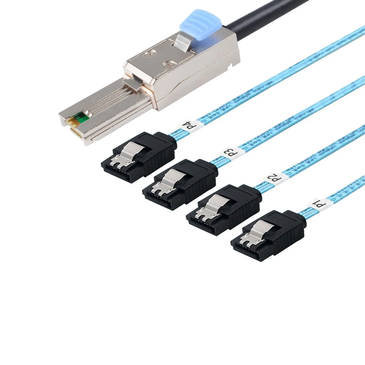 Vszerda Vszerda Mini SAS SFF-8088 Male to 4 SATA Female 3.3ft Cable — product photo