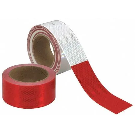 Red 3M 983-72 ES reflective tape roll 150 ft 2 in wide smooth finish