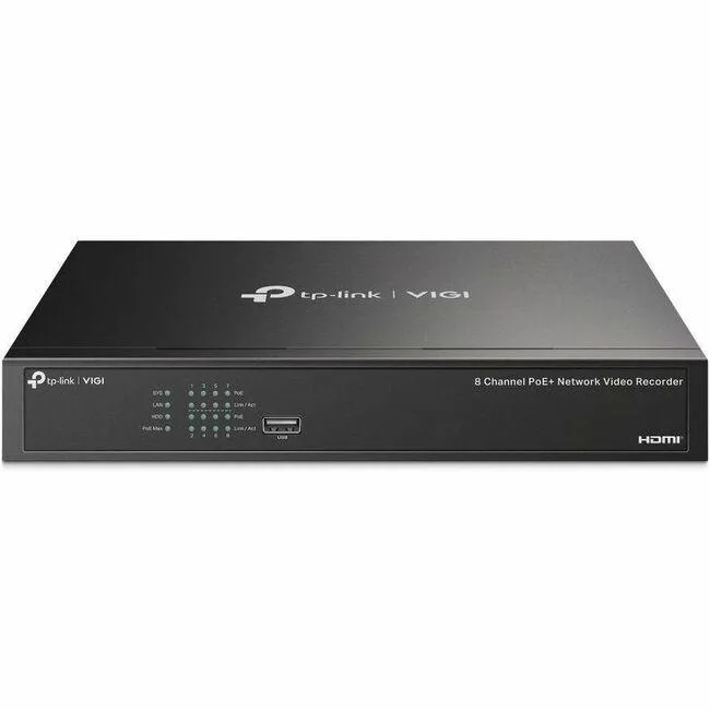 TP-Link TP-Link VIGI NVR1008H-8MP 8 Channel PoE Network Video Recorder — product photo
