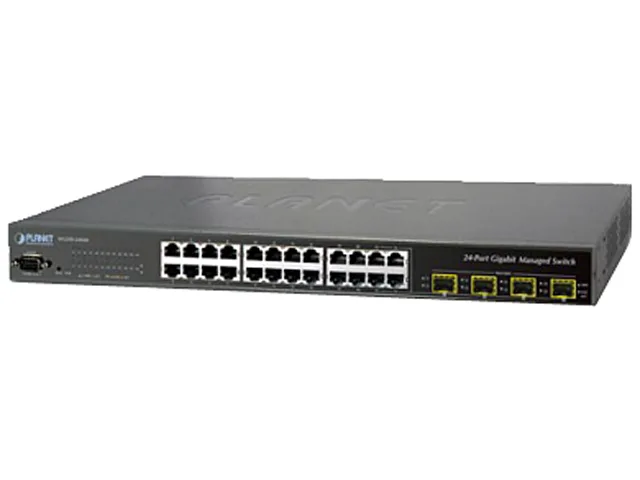 PLANET PLANET WGSW-24040R 24-port RJ45 + 4-port SFP managed network switch — product photo