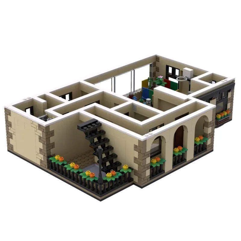 ZITIANYOUBUILD ZITIANYOUBUILD MOC-88236 Apartment Suite Part 3 888 Parts — product photo