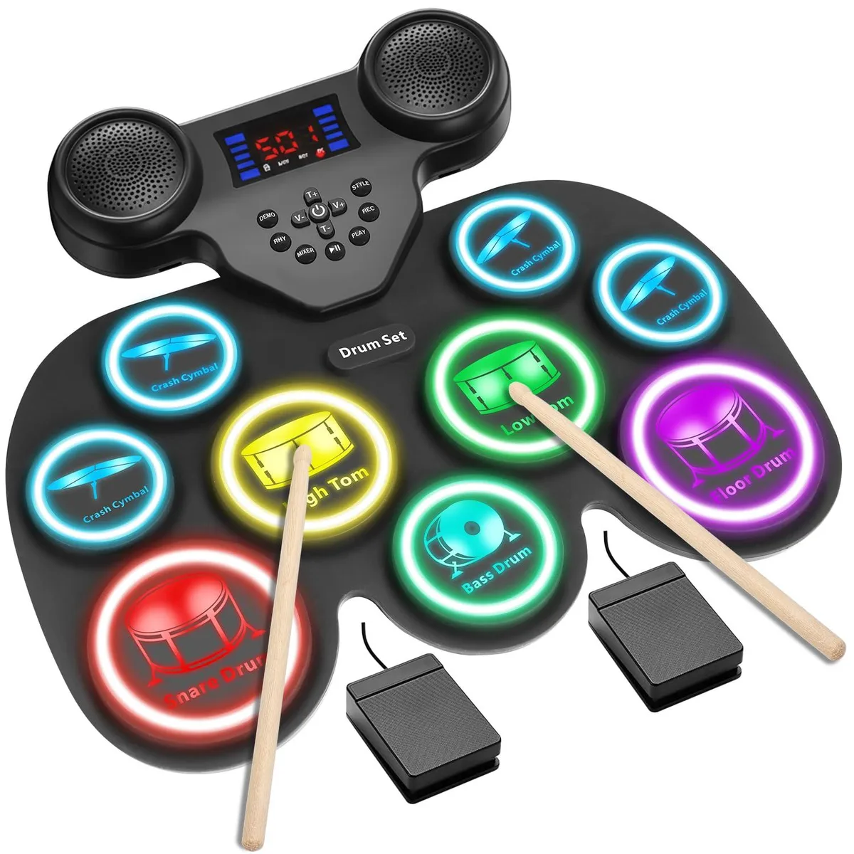  Alesis WG101 9-Pad Electronic Drum Kit Blue — product photo