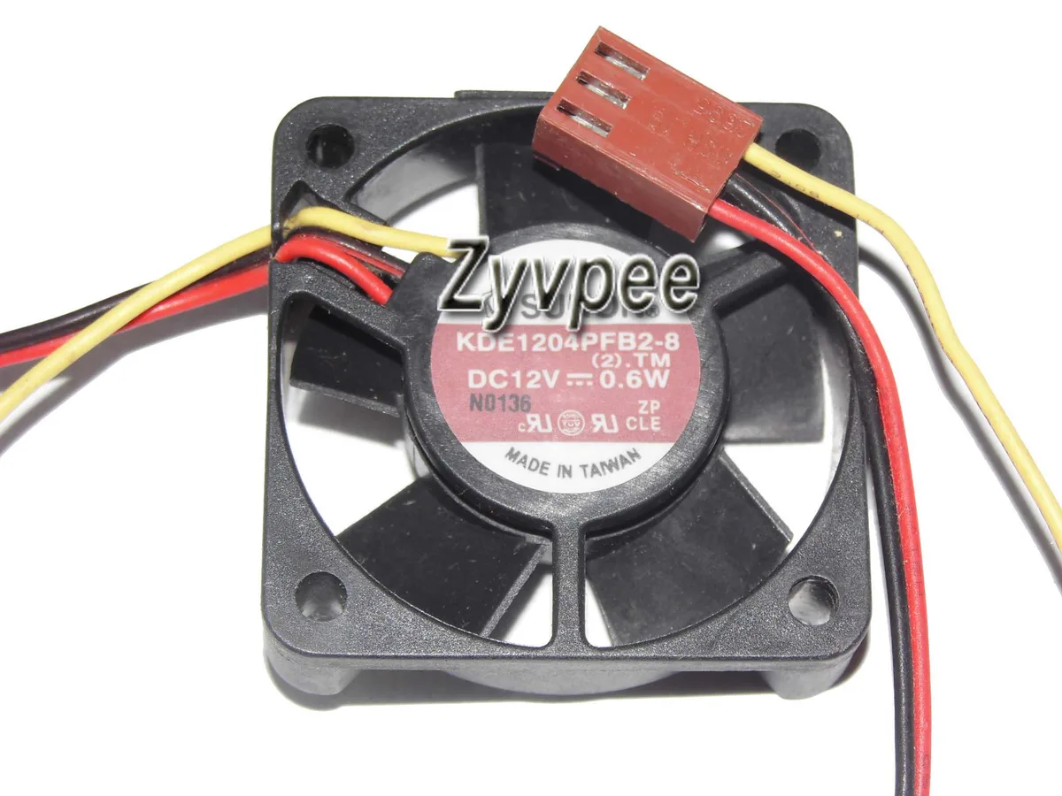 Zyvpee Zyvpee KDE1204PFB2-8 40x10mm 12V 0.6W 3-pin case fan — product photo