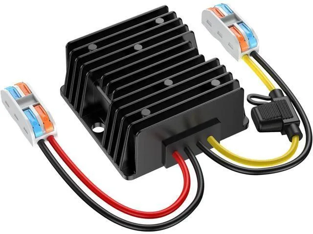 LORDWORLD LORDWORLD 24V to 12V DC Converter 15A 180W IP67 Waterproof with Fuse — product photo