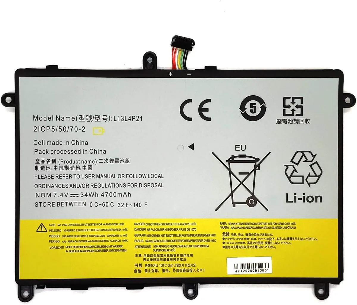 NShi NShi L13M4P21 laptop battery 7.4V 34Wh 4600mAh — product photo