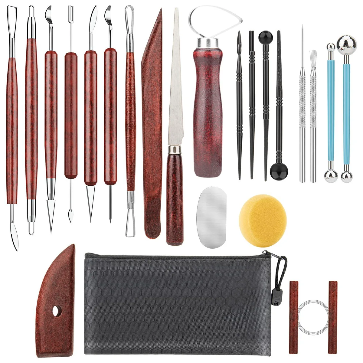  Avery UUSYCUN-23 23-Piece Clay Tool Set Blue — product photo