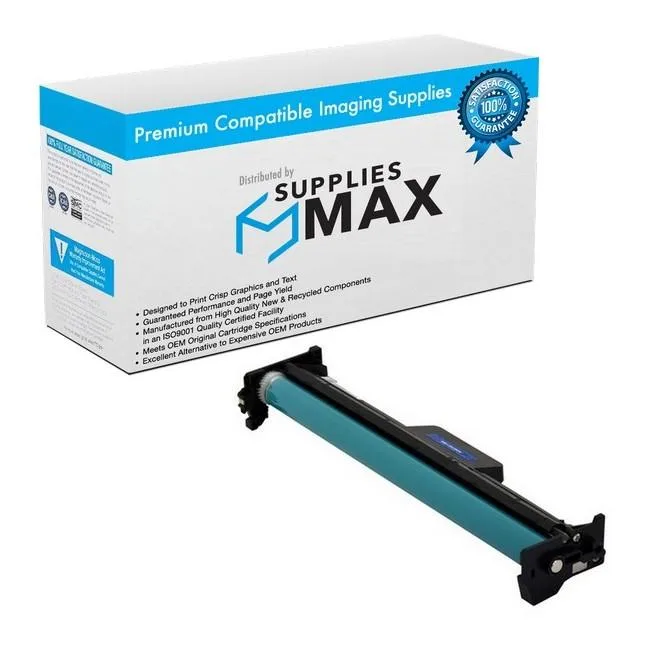Black rectangular drum unit in sealed packaging