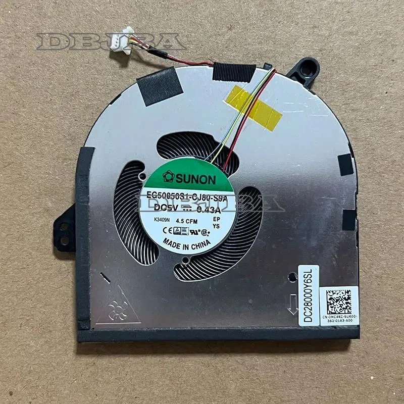 DBTLAP GPU cooling fan for Dell XPS 15 9520 and Precision 5570 laptops