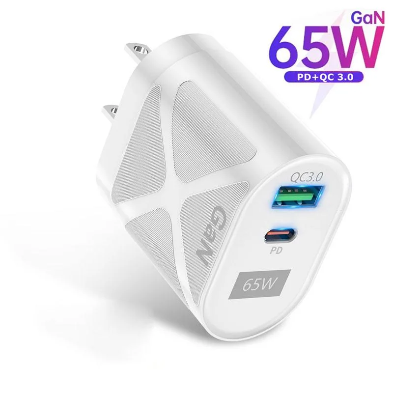 LUOM LUOM HCJTWIN65W 65W GaN Wall Charger White — product photo
