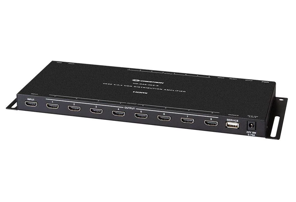 Crestron Electronics, Inc Crestron Electronics, Inc HD-DA8-4KZ-E 1:8 HDMI video splitter — product photo