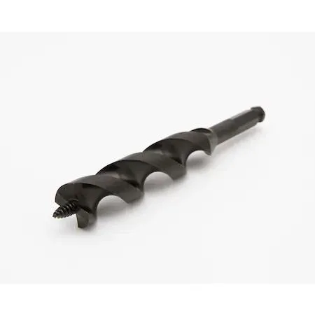 WoodOwl 00513 Nail Chipper Duo Auger 7.5 inch x 1 inch pneumatic accessory with quick-change shank