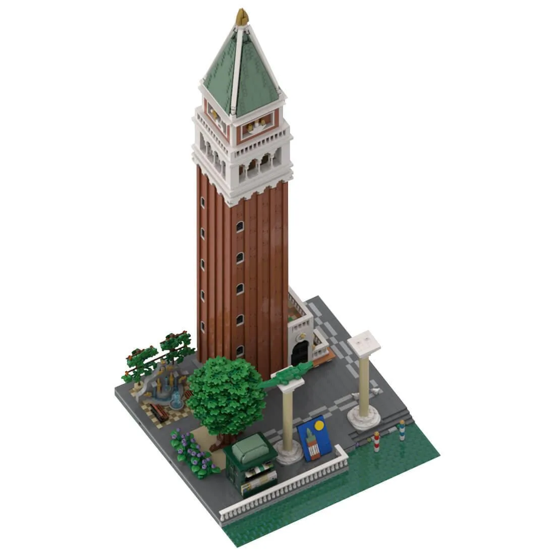 ZITIANYOUBUILD ZITIANYOUBUILD MOC-88904 Venice Campanile Building Set 5613 Parts — product photo