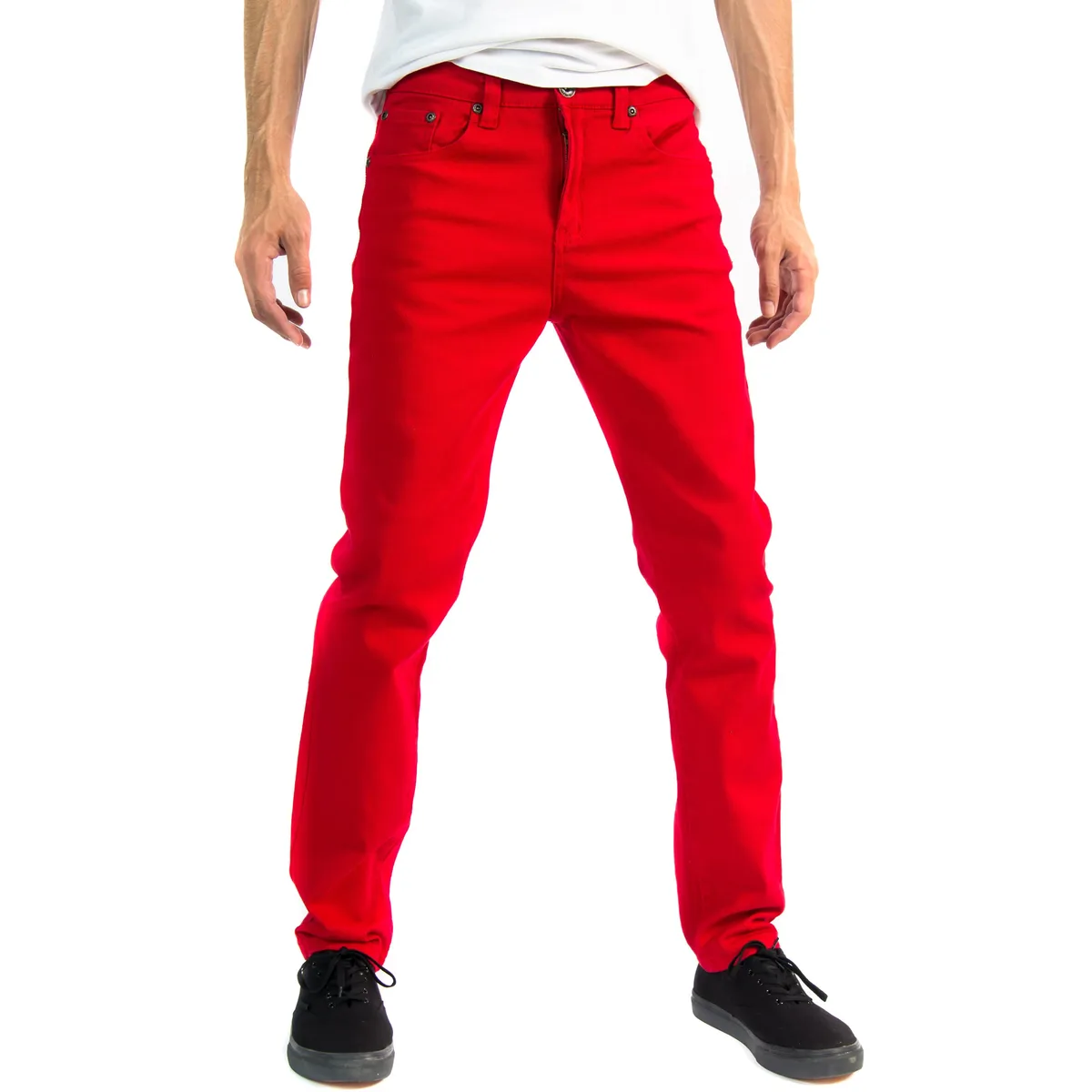 Altatac Altatac Men's Jeans Slim Fit Skinny Red Size 36 — product photo