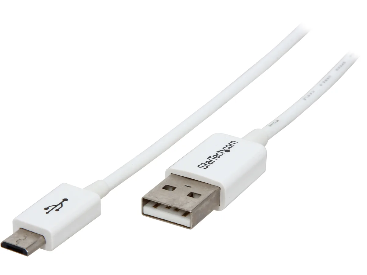 STARTECH STARTECH USBPAUB2MW USB 2.0 Micro USB cable 6.56 ft — product photo
