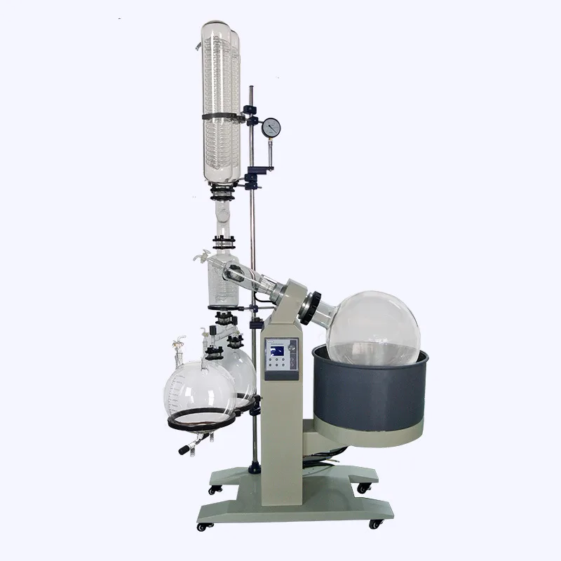 HNZXIB HNZXIB D-R1050 50L 220V Rotary Evaporator Double Condensers — product photo