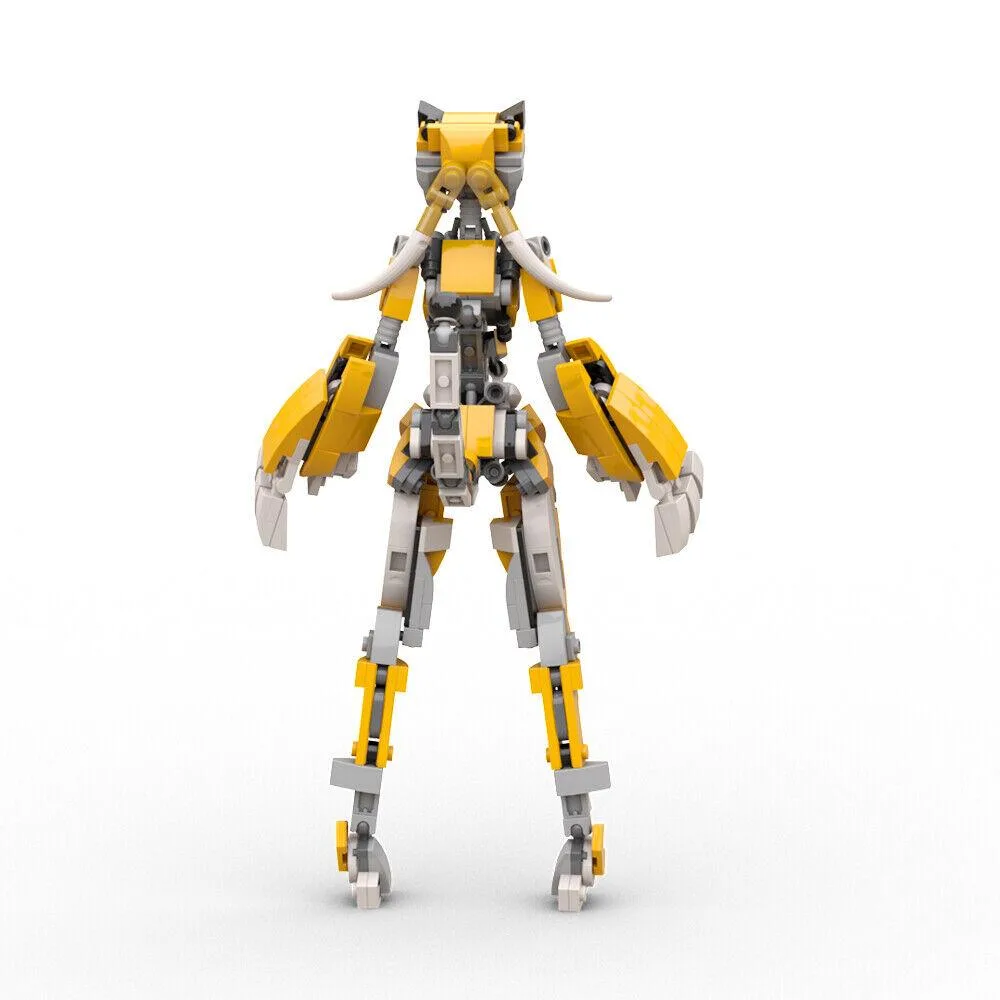 ZITIANYOUBUILD ZITIANYOUBUILD Robot Girl Tiger Girl Mech 314 Pieces MOC — product photo