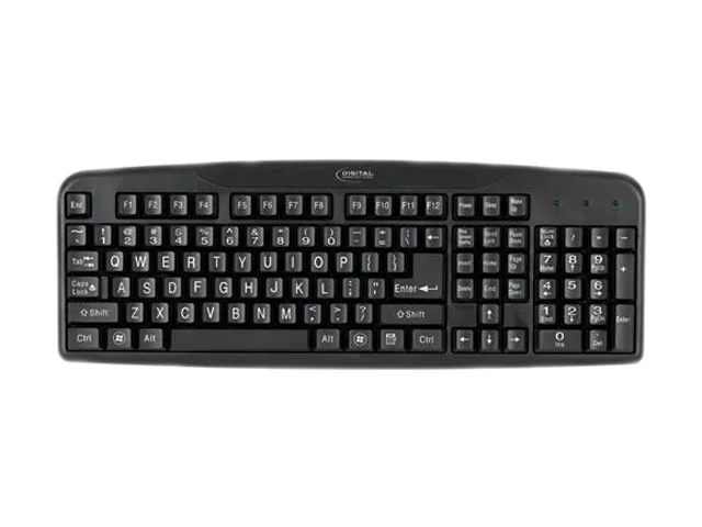 DIGITAL INNOVATIONS DIGITAL INNOVATIONS 4250400 Wired Keyboard 110 Keys — product photo