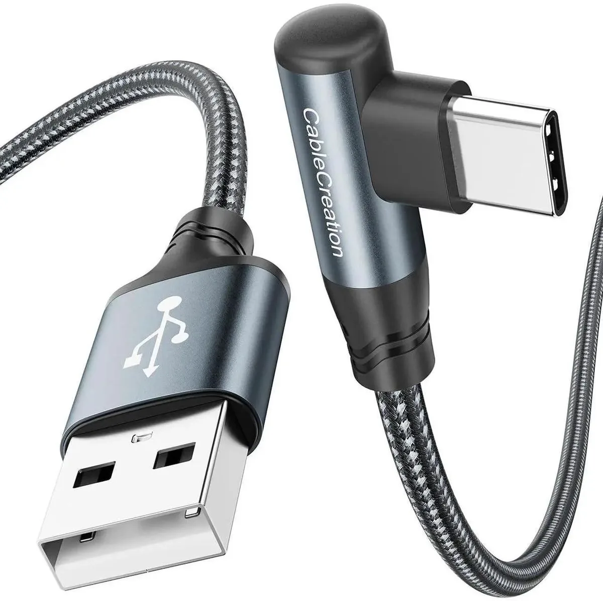 Vszerda Vszerda USB-A to USB-C Right Angle Cable 1.6FT 3A 480Mbps — product photo