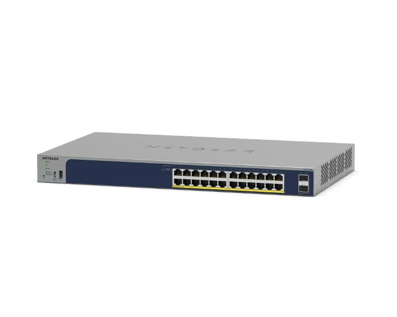 Netgear Inc. Netgear Inc. GS724TPP-300NAS 26-port Gigabit PoE+ smart network switch — product photo