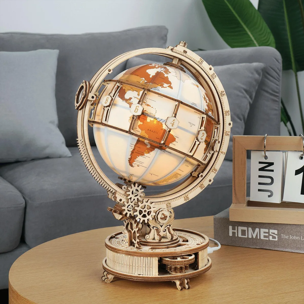 ROKR ROKR 6" Luminous Globe 180 pcs STEM Toy — product photo