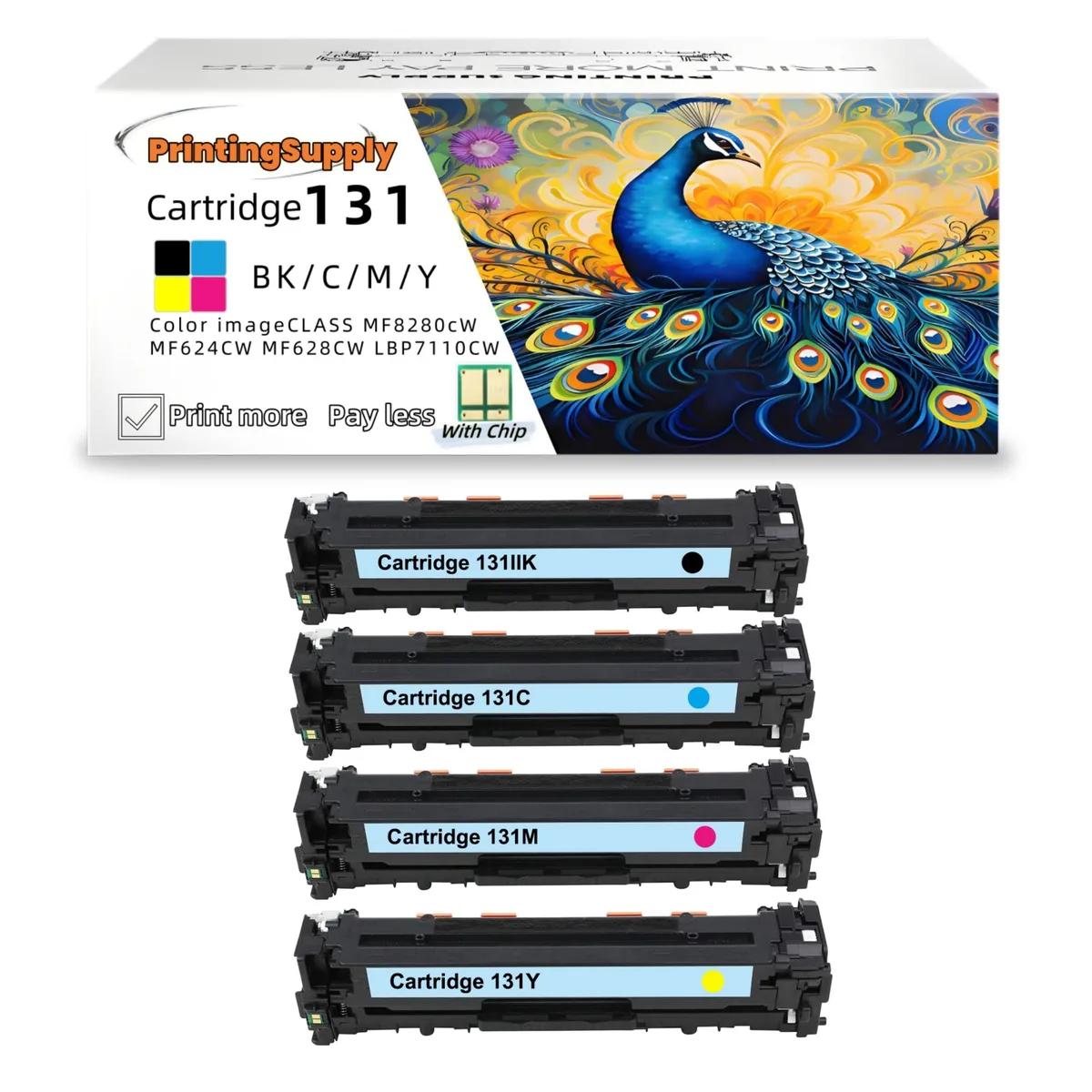 Aster Graphics Inc Aster Graphics Inc 131 4-pack BKCMY toner cartridge — product photo