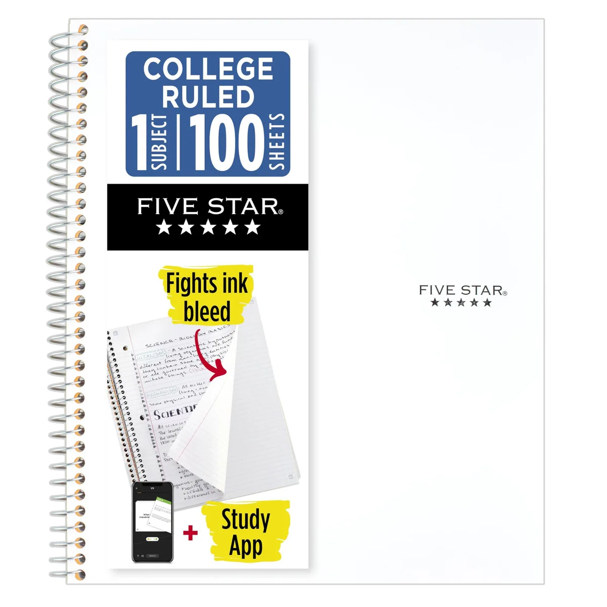 Five Star 72456 easel pad 100 sheets 11 x 9.75 in — product photo