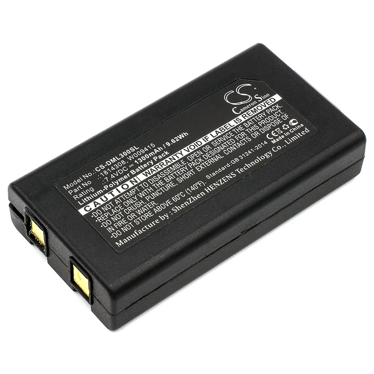 Cameron &amp; Co Cameron &amp; Co DS-CS-DML300SL 7.4V 1300mAh Li-Polymer battery for DYMO LabelManager 500TS XTL 300 — product photo