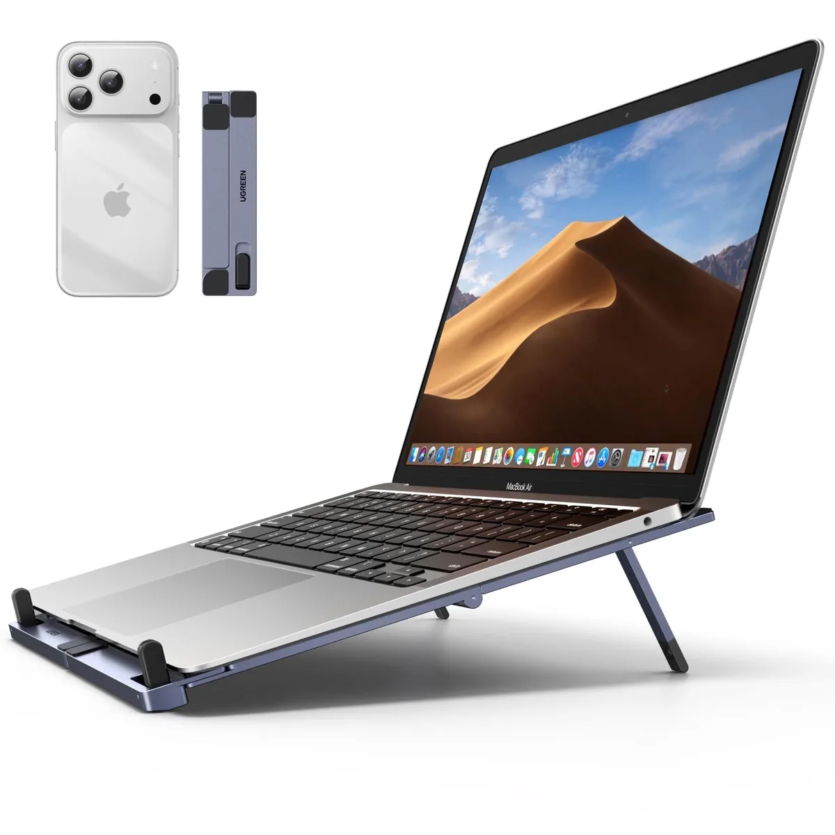 No Sew No Sew 75057 Laptop Stand 10-17 Inch Aluminum Foldable Accessory — product photo