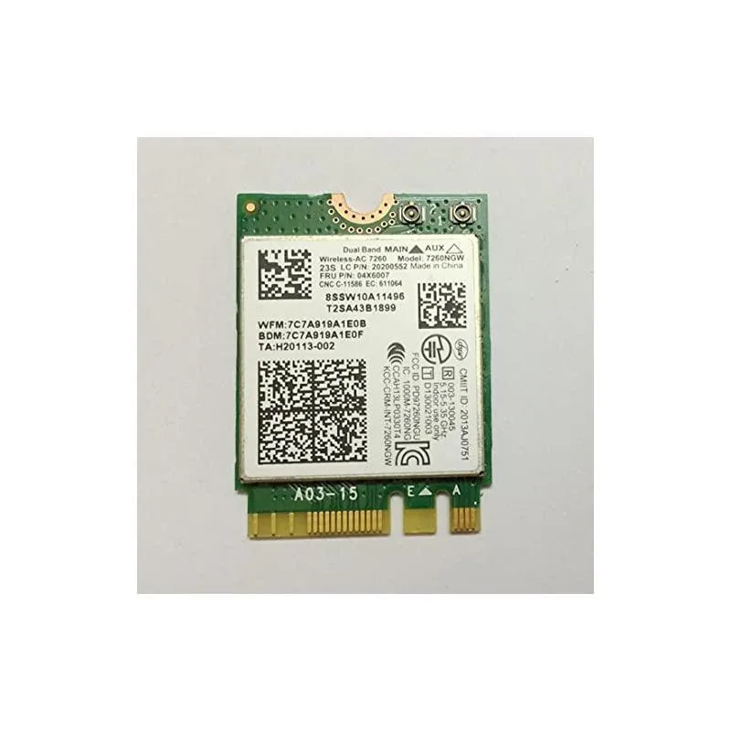 BAND-AID BAND-AID 7260NGW M.2 Wi-Fi Adapter Bluetooth 4.0 867Mbps — product photo