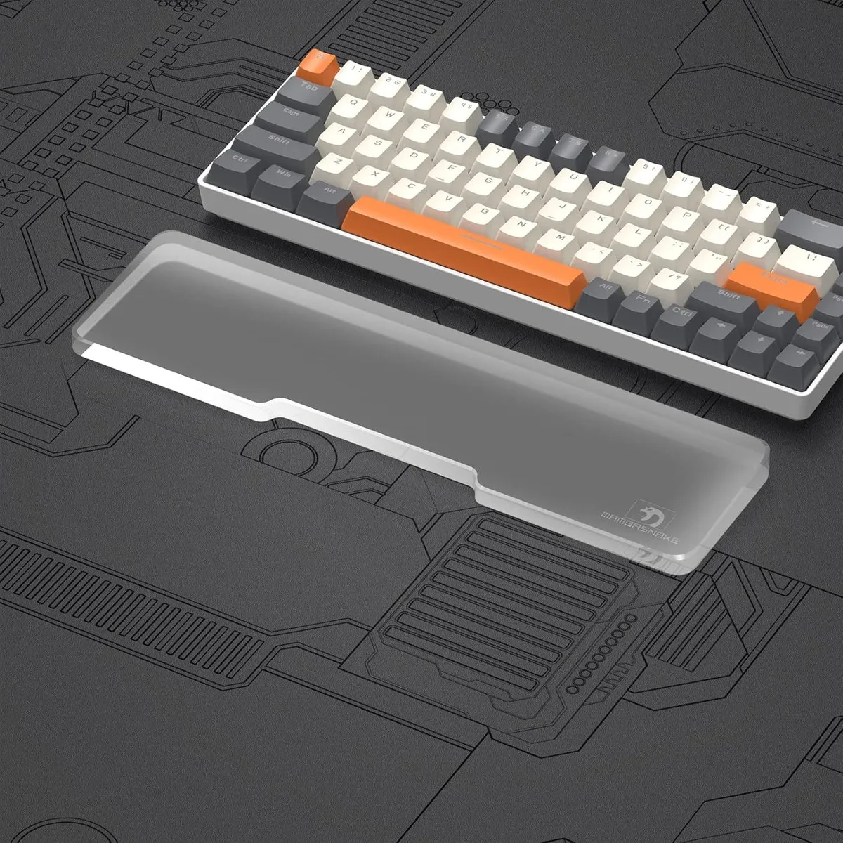 Kenuco Kenuco Acrylic Wrist Rest 60% 31 cm — product photo