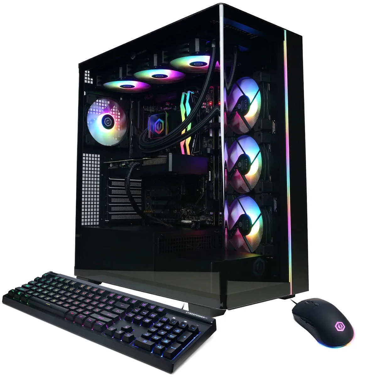 CyberpowerPC CyberpowerPC Gamer Supreme Liquid Cooled Ryzen 9 9900X RTX 5060 Ti 16GB 32GB 2TB gaming PC — product photo