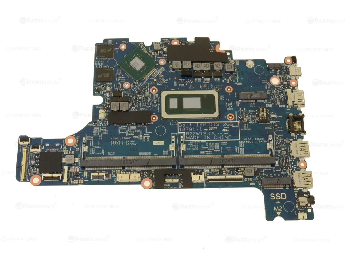 DELL DELL Inspiron 5584 Motherboard 1X76W Core i7-8565U 1.8GHz Nvidia Graphics — product photo