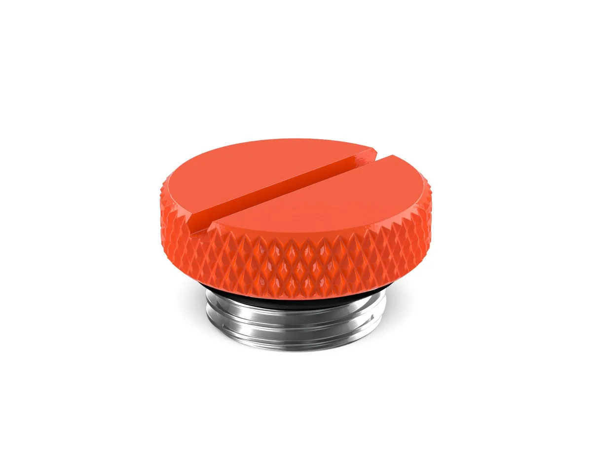 PrimoChill PrimoChill G 1/4in SX Knurled Nickel Slotted Stop Fitting diy cooling — product photo
